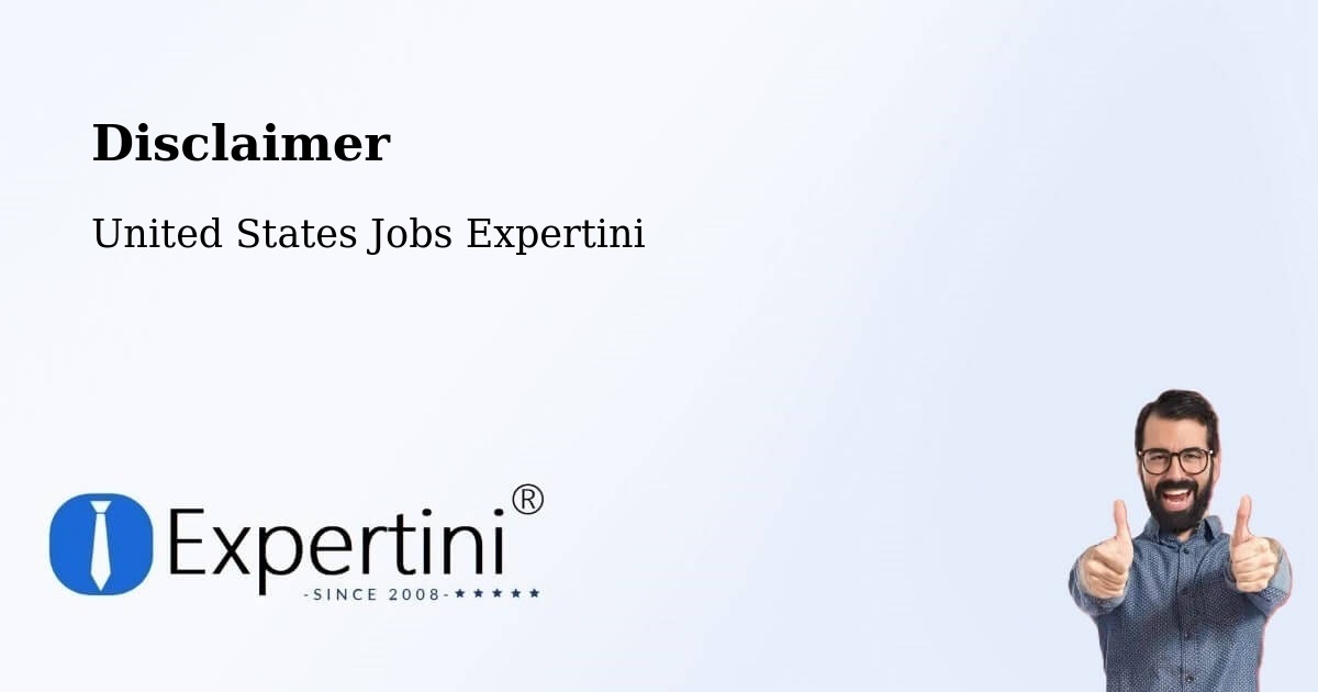 Disclaimer – Orrville - United States Jobs Expertini